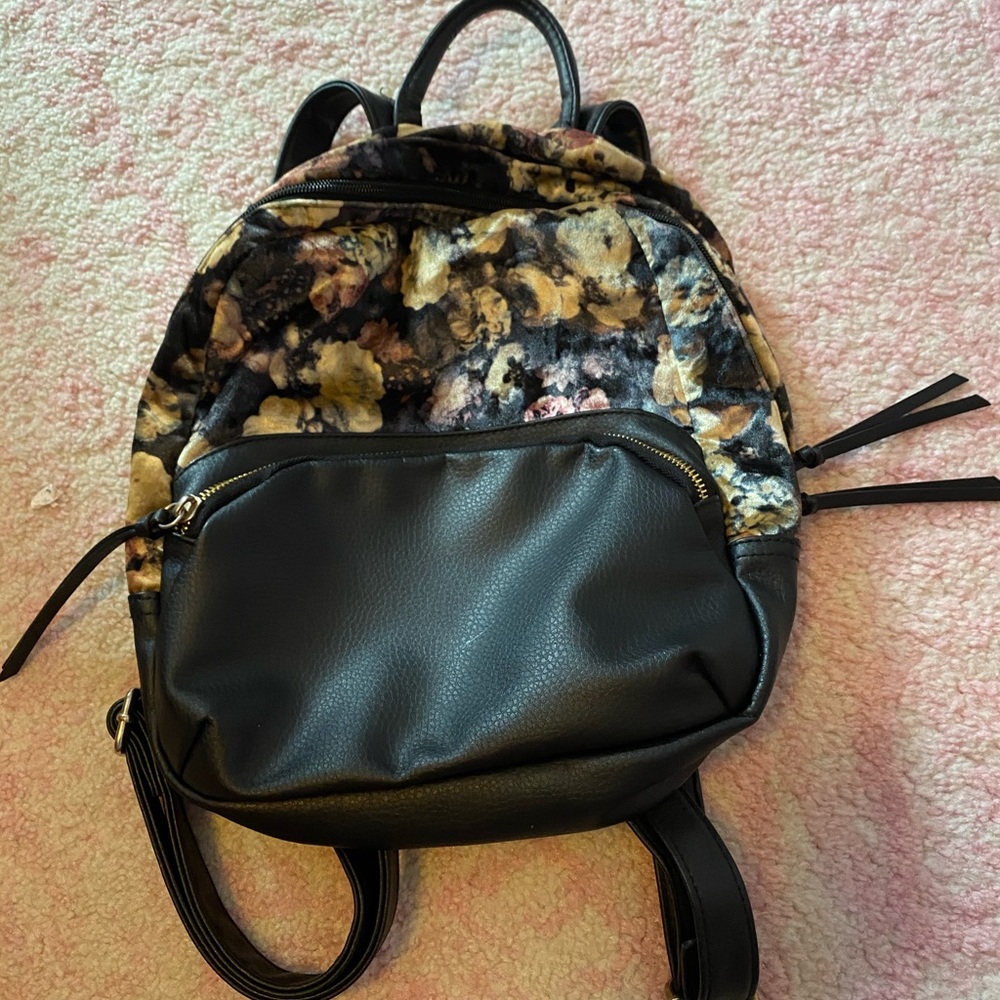 Black Floral Bag!